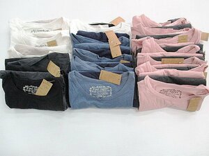 Zな3569 新品 Smi Look レディース Tシャツ 無地 ロング Mサイズ ポケット付き 4色 17点セット 洋服 ファッション