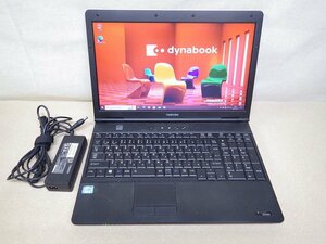 Kイま9763 東芝/TOSHIBA 15.6インチ ノートPC Dynabook Satellite B552/G Win10Pro/Core i5-3210M@2.5GHz/メモリ4GB/320GB パソコン 本体