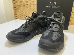 43352【自宅保管品】ARMANI EXCHANGE ソックススニーカー A|X 26.0cm XUZ018/XV193 アルマーニエクスチェンジ