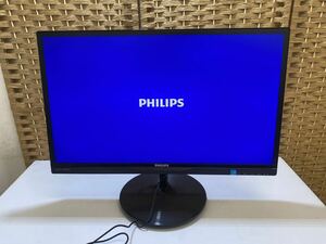 43438【自宅保管品】超狭額ベゼル PHILIPS 21.5型ワイド 224E5E フルHD 1920x1080 ゲーミング LED ディスプレイ