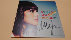 未使用★ノラ・ジョーンズ 直筆サイン入りカード付き　『ヴィジョンズ』　CD 輸入盤　Norah Jones　visions