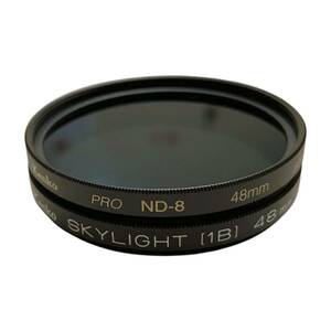 【★極上品★】偏光フィルター　kenko skylight 48mm &　kenko pro nd-8 48mm