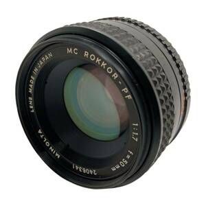 【★実用品★】MINOLTA MC ROKKOR-PF 50m　F1.7 　♯0062