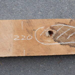 ☆大人気!(ヤケ有)☆ ホワイトオーク (厚38ｍｍ,幅約220ｍｍ,長さ約1800mm) 人乾材 DIY 板 板材 一枚板 木材 木 端材 材木 カウンター 18番の画像7