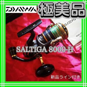 ダイワ 　20ソルティガ　8000−Ｈ　極美品　新品ライン付き