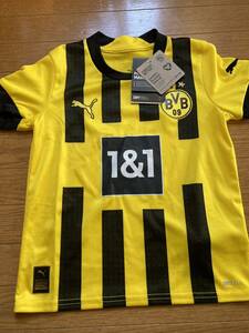 Новая подлинная подлинная Puma Borcia Dortmund (BVB) 22/23 Home Junior Lepla униформа 116 см 765891 01