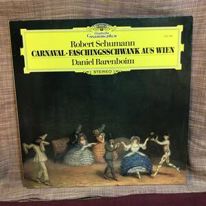 【LP】 Daniel Barenboim ダニエル・バレンボイム Robert Schumann Carnaval op. 9 Faschingsschwank aus Wien