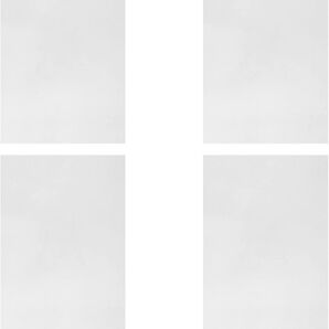 Lurrose 4Pcs縮小アートクラフトピース空白の熱収縮シート