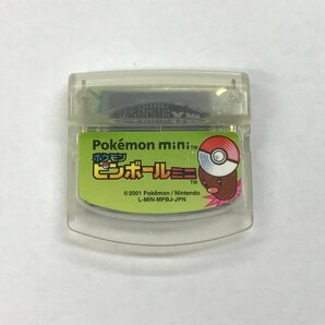 ジャンク Nintendo 任天堂 Pokemon Mini ポケモンミニ MIN-001 本体 ポケモンピンボールミニ セット 起動可 携帯ゲーム ゲーム/301の画像8