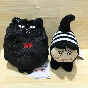 タグ付き ＬＩＳＡ ＬＡＲＳＯＮ リサ・ラーソン ぬいぐるみ 黒しっぽの猫くん くろごまさん 白黒 かわいい 雑貨/208