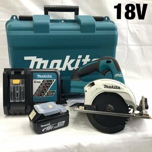 バッテリー１個 充電器付 ｍａｋｉｔａ マキタ ＨＳ４７１Ｄ ＲＭ １２５ｍｍ 充電式マルノコ 丸ノコ １８Ｖ ４．０Ａｈ 電動工/248