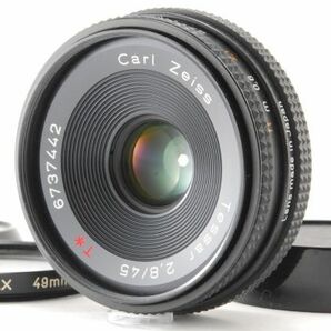 #2390◆送料無料◆CONTAX コンタックス Carl Zeiss Tessar F2.8 45mm AEJ レンズ フィルムカメラの画像1