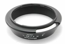 #2358◆送料無料◆Mamiya N 80mm F4 L 用 レンズフード マミヤ 7 7II_画像5