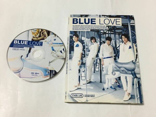 送料込み　CNBLUE　CD　2nd Mini Album　☆BLUE LOVE☆　6曲　韓国盤　現状品　K-POP