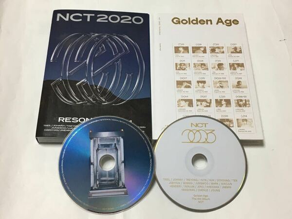 送料込み　NCT　CD　2個セット　2集 (2020)　☆RESONANCE Pt.1☆　12曲　＆　4集 (2023)　☆Golden Age☆　10曲　DREAM　127　K-POP