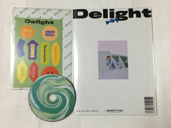 送料込み　ベッキョン　CD　The 2nd Mini Album　☆Delight☆　Mint ver.　7曲　BAEKHYUN　ベクヒョン　EXO　K-POP 