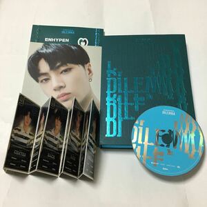 送料込み　ENHYPEN　エンハイフン　CD　ミニポスター　1st Studio Album　☆DIMENSION : DILEMMA☆　8曲　韓国盤　エナプ　K-POP
