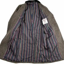 REATS TAILOR ZAZOUS Harris Tweed リーツテイラー ザズーハリスツイード 英国調 チェスターコート(38)メンズ スーツ 紳士服 日本製_画像4