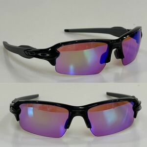 中古美品!! OAKLEY FLAK 2.0 OO9271-05 プリズムレンズ Polished Black Ink Prizm サングラス