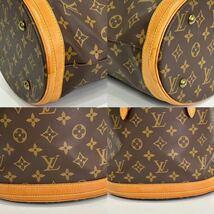 LOUIS VUITTON ルイヴィトン M42238 AR0988 モノグラム バケット PM ポーチ付き バケツ型 ショルダーバッグ トートバッグ レディース _画像8