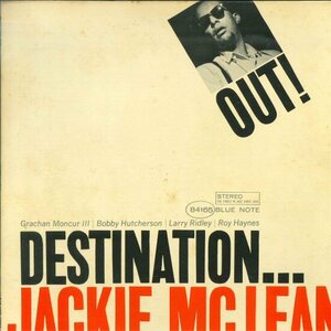 ★BLUE NOTE LP「ジャッキー・マクリーン JACKIE McLEAN DESTINATION」ゲルダー印！耳アリ！BOBBY HUTCHERSON/RAY HAYNES/VAN GELDER 美品