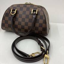 369 LOUIS VUITTON ルイヴィトン ダミエ リベラ ハンドバッグ ショルダーバッグ ミニバック N41436_画像1