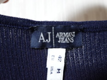 ●ARMANI JEANS アルマーニジーンズ ワンピース ロング丈カットソー 42●0320●_画像2