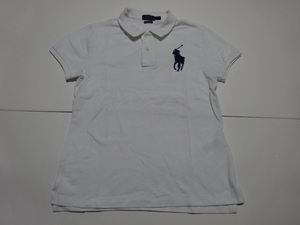 * Polo Ralph Lauren POLO RALPH LAUREN polo-shirt with short sleeves M big Polo big po knee *0331*