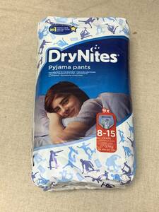 旧パッケージ DryNites パジャマパンツ 8-15歳 27～57Kg 9枚入り 未使用 男の子用