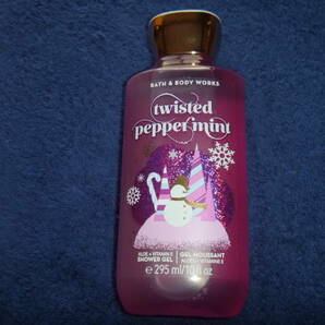 BATH & BODY WORKS TWISTED PEPPER MINT SHOWER GEL 新品 590の画像1