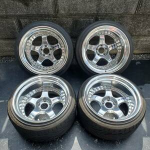 WORK Meister S1 ３P ワーク マイスター バフフィニッシュ 深リム １１J －３４ １３J －６０ TOYO T1R NEXEN N3000