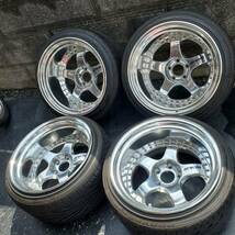 WORK Meister S1 ３P ワーク マイスター バフフィニッシュ 深リム １１J －３４ １３J －６０ TOYO T1R NEXEN N3000_画像2