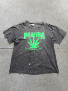 90s PANTERA パンテラ 1991 US TOUR T Shirt Vintage Tシャツ ヴィンテージ マリファナ ガンジャ バンドT シングルステッチ XL