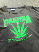 90s PANTERA パンテラ 1991 US TOUR T Shirt Vintage Tシャツ ヴィンテージ マリファナ ガンジャ バンドT シングルステッチ XL_画像2