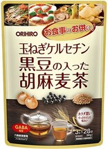 6個　オリヒロ 玉ねぎケルセチン黒豆の入った胡麻麦茶 28袋　玉ねぎケルセチン、黒豆、胡麻麦茶をブレンド。 GABAも配合し健康をサポート_画像2