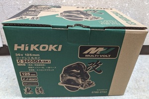 3762)新品未使用 HiKOKI ハイコーキ 36V 125mmコードレス丸のこ C3605DA(SK) NNB 改 電池・充電器別売 