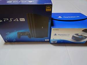 PlayStation4 Pro ジェット・ブラック 1TB　PSVR（訳アリ）　セット　FF7　バイオ