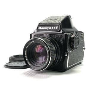 1スタ MAMIYA M645 + SEKOR C 80mm F2.8 マミヤ フィルム 中判 カメラ ボディ動作OK 並品 1円 24C ヱE4