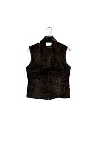 EMBA leopard far vest エンバ ファーベスト レオパード柄 サイズ11 トップス レディース ヴィンテージ 6