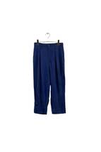 BIGI blue linen pants ビギ リネンパンツ ブルー サイズM ボトムス レディース ヴィンテージ 6_画像1