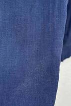 BIGI blue linen pants ビギ リネンパンツ ブルー サイズM ボトムス レディース ヴィンテージ 6_画像6