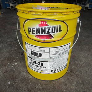 ◆◆◆PENNZOIL ペール缶 椅子インテリアetc...ペンズオイル２０L缶  バケツ スツール ガレージ◆◆◆の画像1