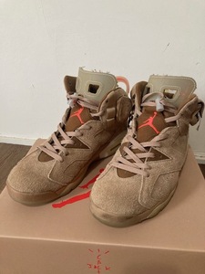 NIKE ナイキ DH0690-200 ×Travis Scott トラビススコット Air Jordan 6 エアジョーダン ブリティッシュカーキ 28.5cm