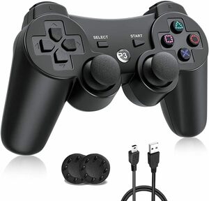 1 Amtitoker PS3 コントローラー Bluetoot接続 PS3 ワイヤレスコントローラー 6軸センサーと振動機能 5