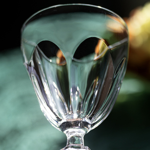 フランス クリスタル デュランド ゴブレット シェリー ワイングラス 4脚セット ビンテージ バーグラス 酒 リキュール シャンパングラスの画像2