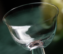 インペリアルグラス キャンドルウィック クリスタル リキュール カクテルグラス 2個セット ビーズ 酒 アメリカ ビンテージ_画像2