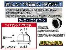 ■オッティ H91W H92W タイロッドエンドブーツ ロアボールジョイントブーツ 4個セット 大野ゴム 送料無料_画像2