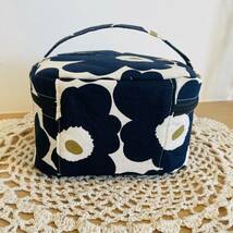 てのひらバニティ ハンドメイド バニティポーチ メイクポーチ 化粧ポーチ marimekko マリメッコ ハンドメイド マリメッコ _画像4