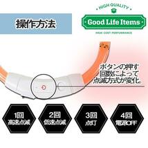 犬 首輪 光る 犬用首輪 光る首輪 LED 散歩 ライト 小型犬 中型犬 夜間 安全首輪 　L　ピンク_画像4