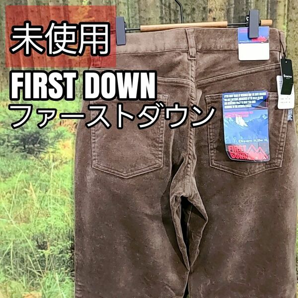 ファーストダウン FIRSTDOWN デッドストック ストレッチ 素材 伸縮性 パンツ コーデュロイ 